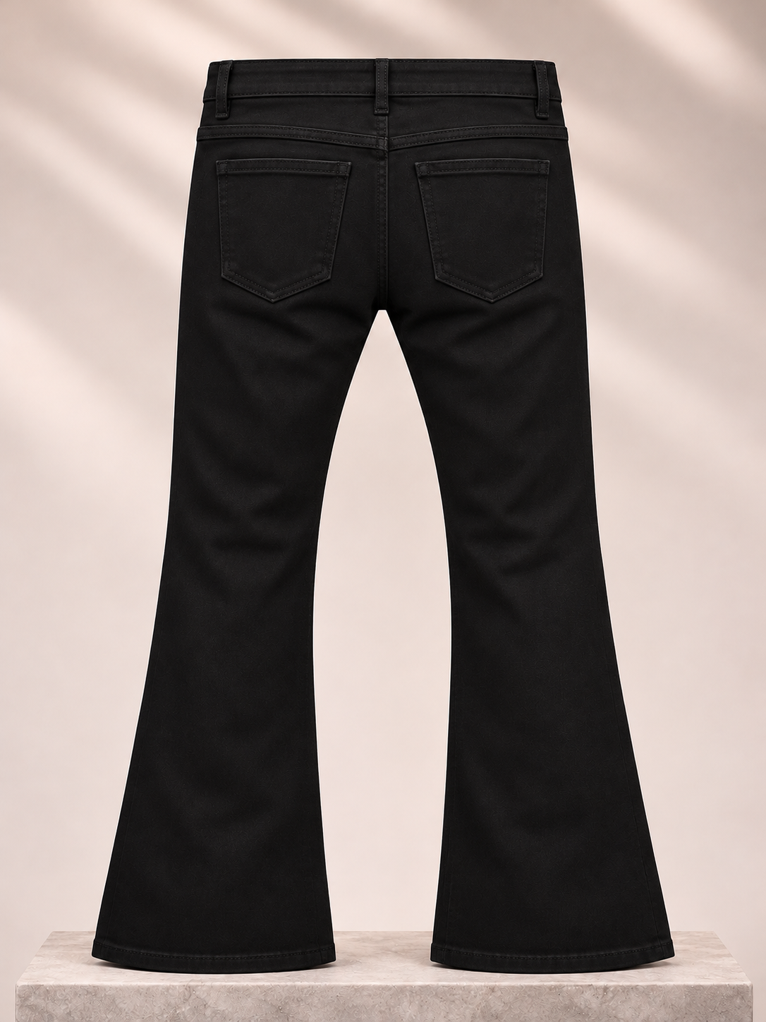 Midnight Black Bootcut Jeans