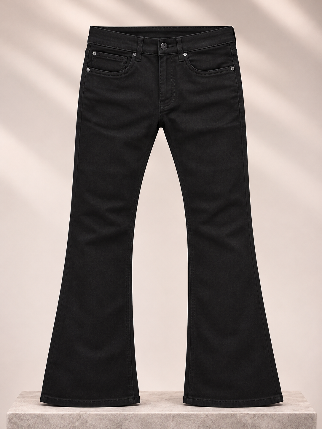 Midnight Black Bootcut Jeans