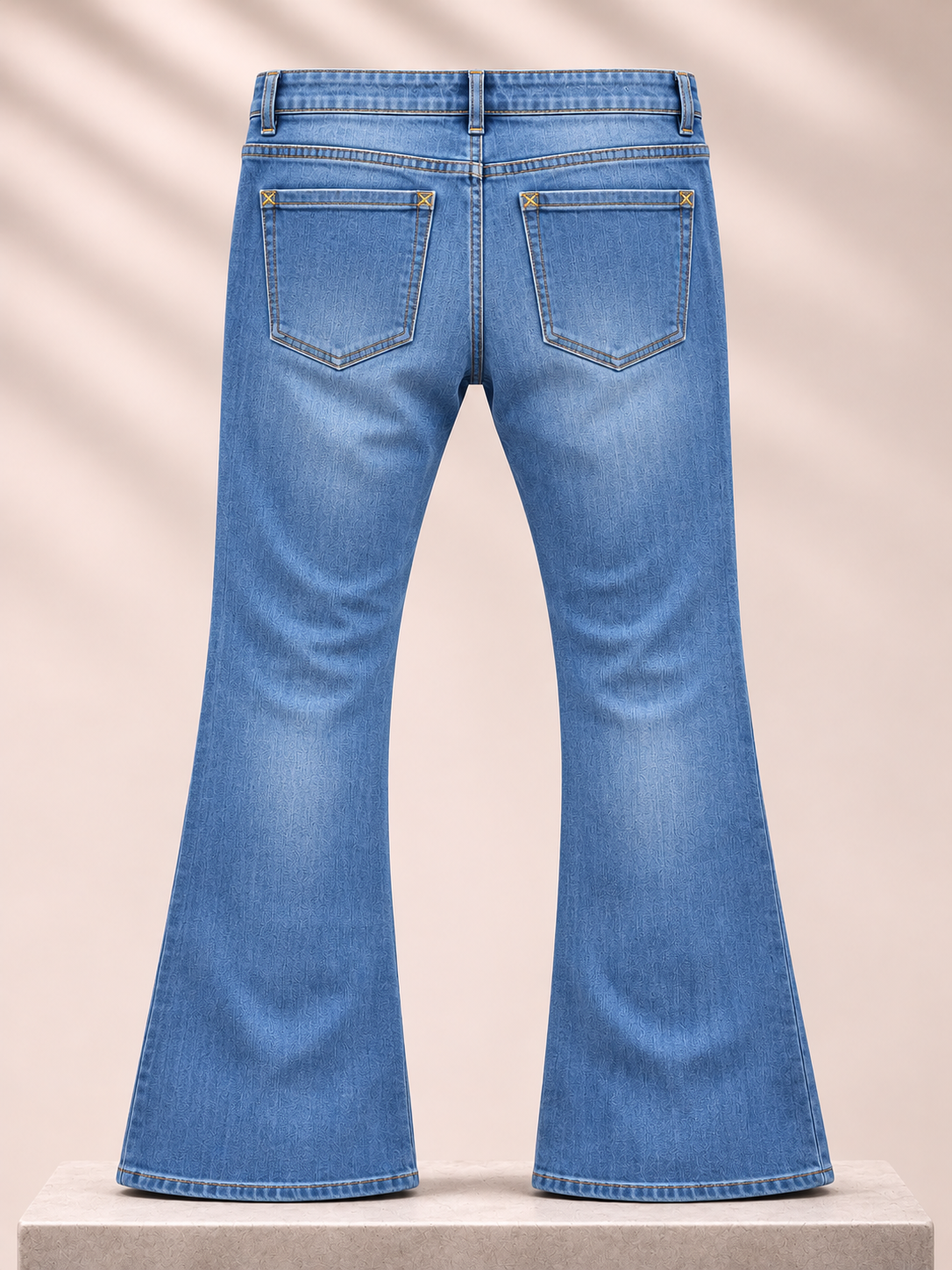 Blue Bootcut Jeans
