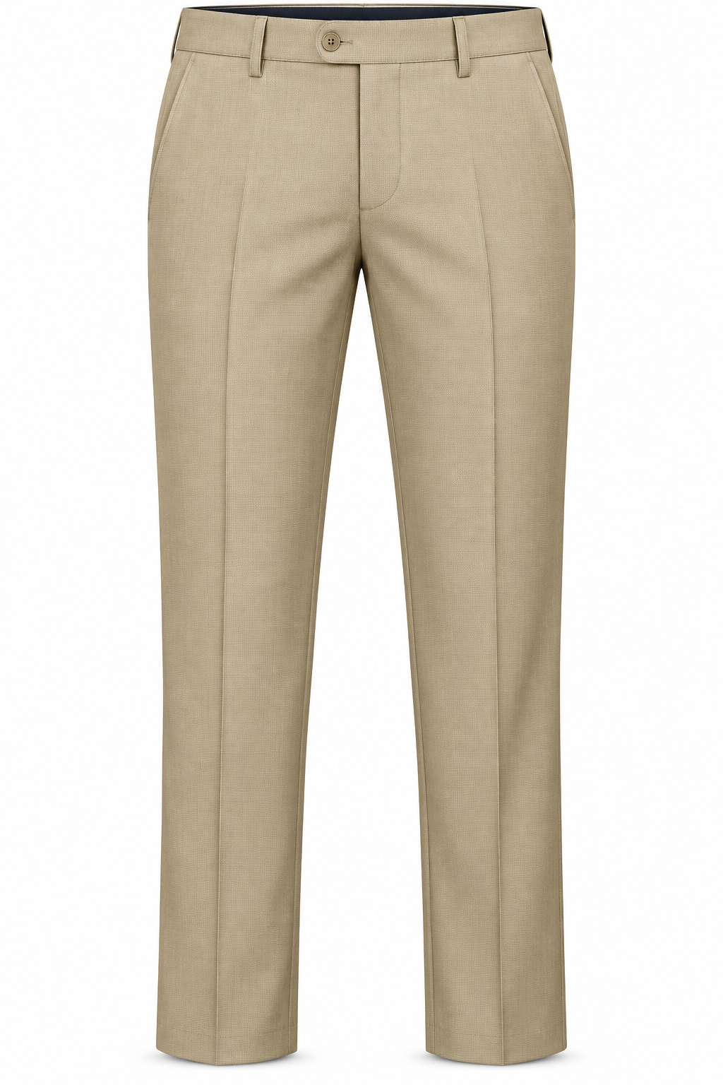 Stone Beige Formal Trousers