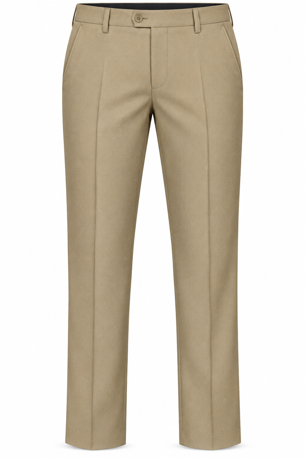 Classic Beige Formal Trousers