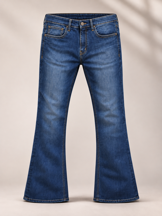 Classic Blue Bootcut Jeans