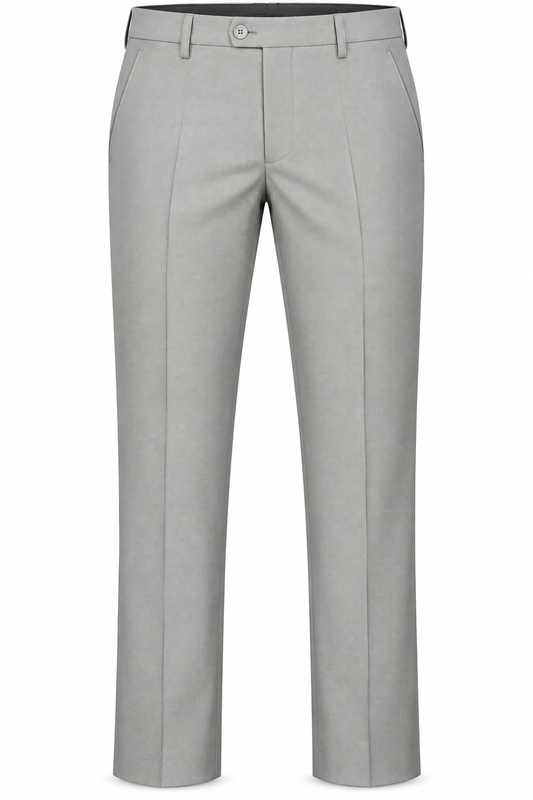 Modern Grey Formal Trousers