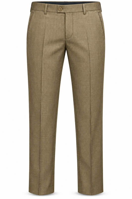 Classic Tan Formal Trousers
